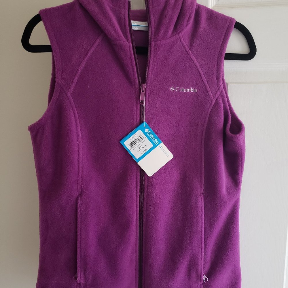 Columbia Benton Springs Hooded Vest Womens Size Small